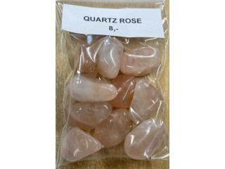 Quartz rose - Pierres roulées ou brute